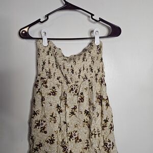 Torrid Beige Floral Blouse
